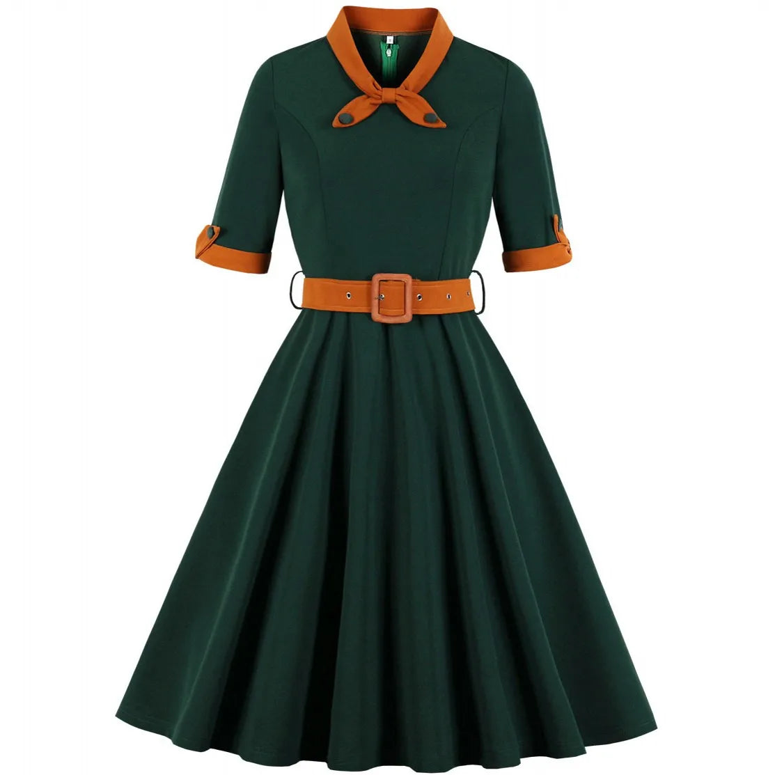Plus Size Women Pin Up Casual Party Dress 2026 Summer Short Sleeve Retro Robe 60s 50s Vintage Rockabilly Swing Dress Vestidos