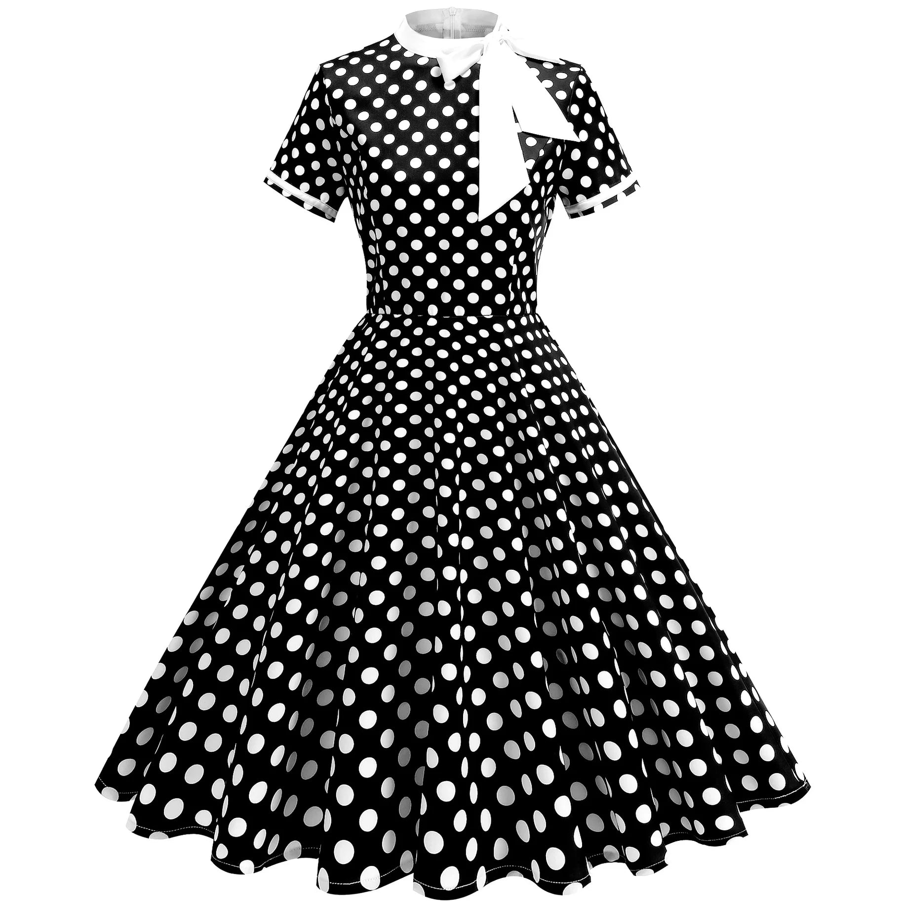 Women Summer Pin Up Casual Party Dress 2025 Short Sleeve Retro Robe 60s 50s Vintage Rockabilly 1960s 1950s Swing Dress Vestidos