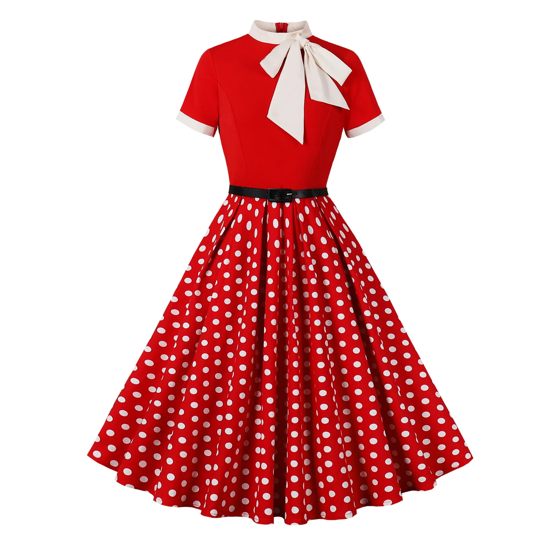Women Summer Pin Up Casual Party Dress 2024 Short Sleeve Retro Robe 60s 50s Vintage Rockabilly 1960s 1950s Swing Dress Vestidos