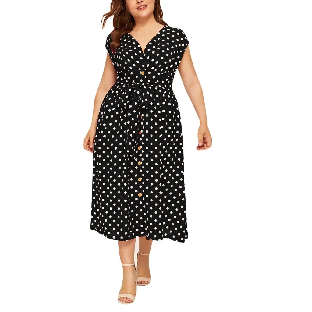 40s 50s Rockabilly Vintage Retro Womens Summer Party Skater Tea Dress Ladies Plus Size Sundress Fashion Clothing 2024