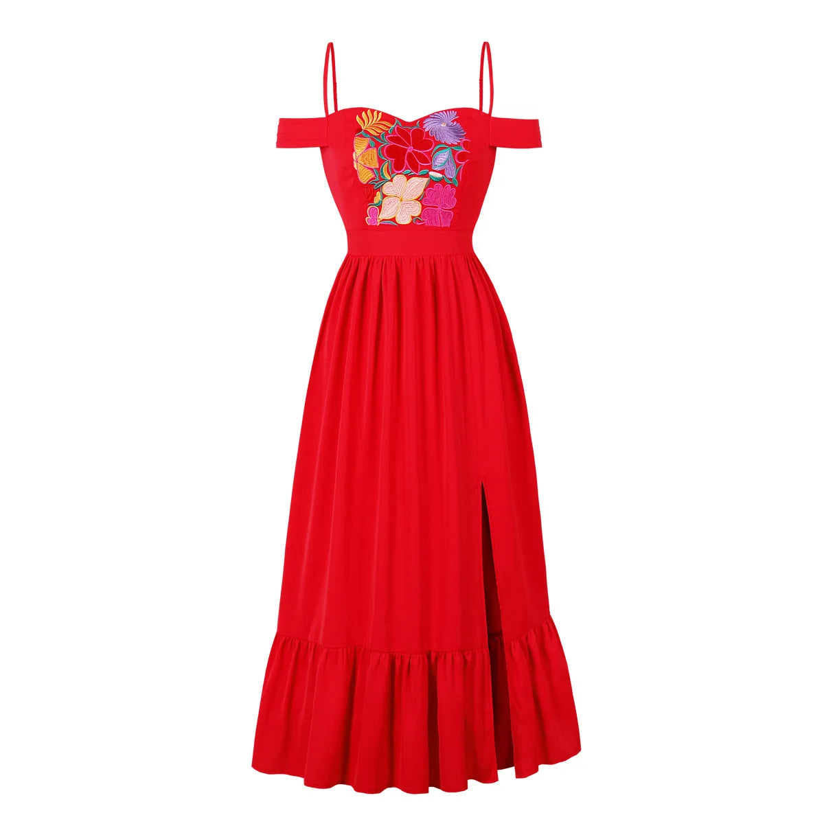 Women Embroidery Pin Up Party Long Maxi Dress 2026 Retro Robe 60s 50s Vintage Rockabilly 1960s 1950s Swing Dress Vestidos