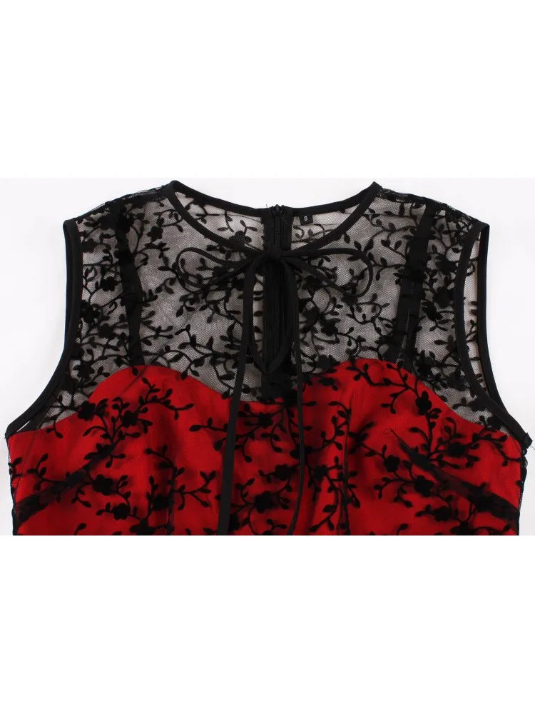 S-2XL Women Robe Pin Up Dress Retro 2023 Vintage 50s 60s Rockabilly Gauze Swing Summer Female Dresses Elegant Tunic Vestido