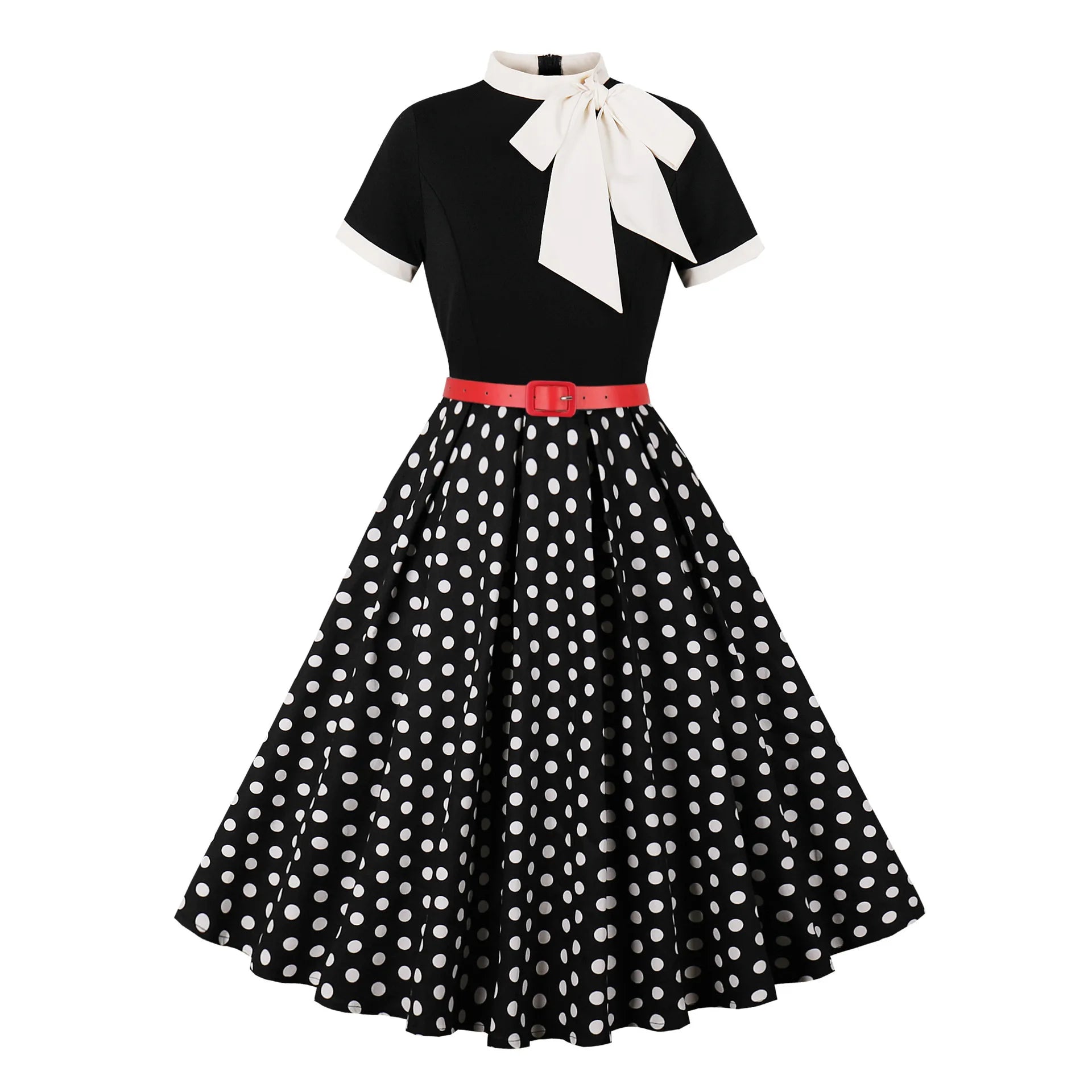 Women Summer Pin Up Casual Party Dress 2024 Short Sleeve Retro Robe 60s 50s Vintage Rockabilly 1960s 1950s Swing Dress Vestidos