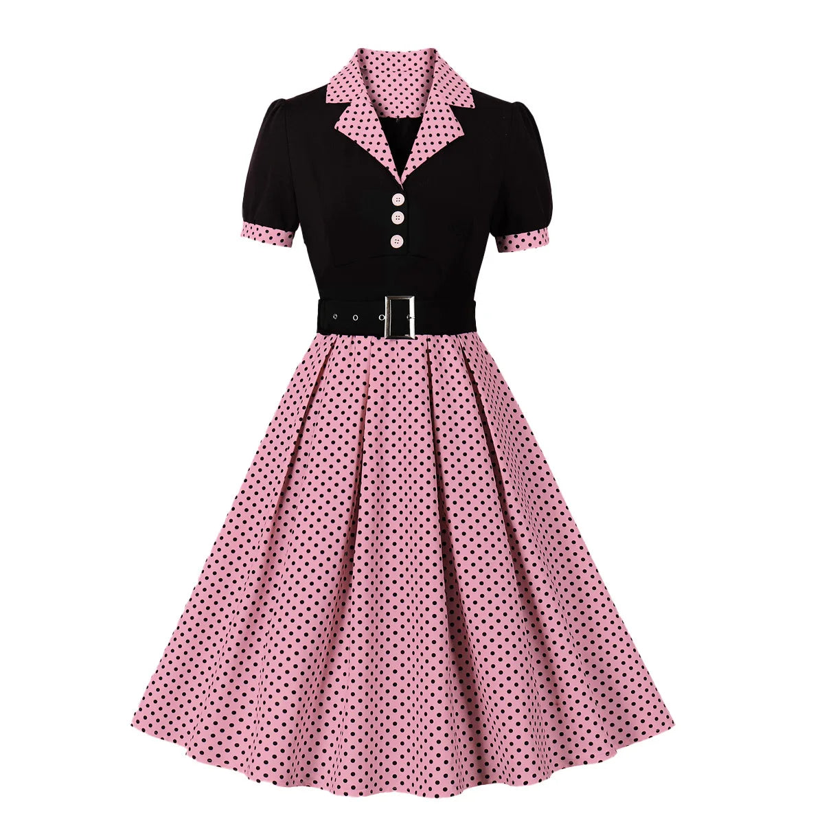Plus Size Women Pin Up Casual Party Dress 2026 Summer Short Sleeve Retro Robe 60s 50s Vintage Rockabilly Swing Dress Vestidos