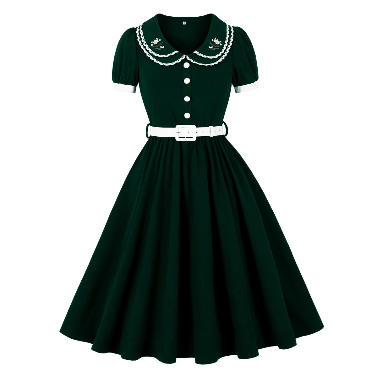 Women Summer Pin Up Casual Party Dress 2026 Short Sleeve Retro Robe 60s 50s Vintage Rockabilly 1960s 1950s Swing Dress Vestidos