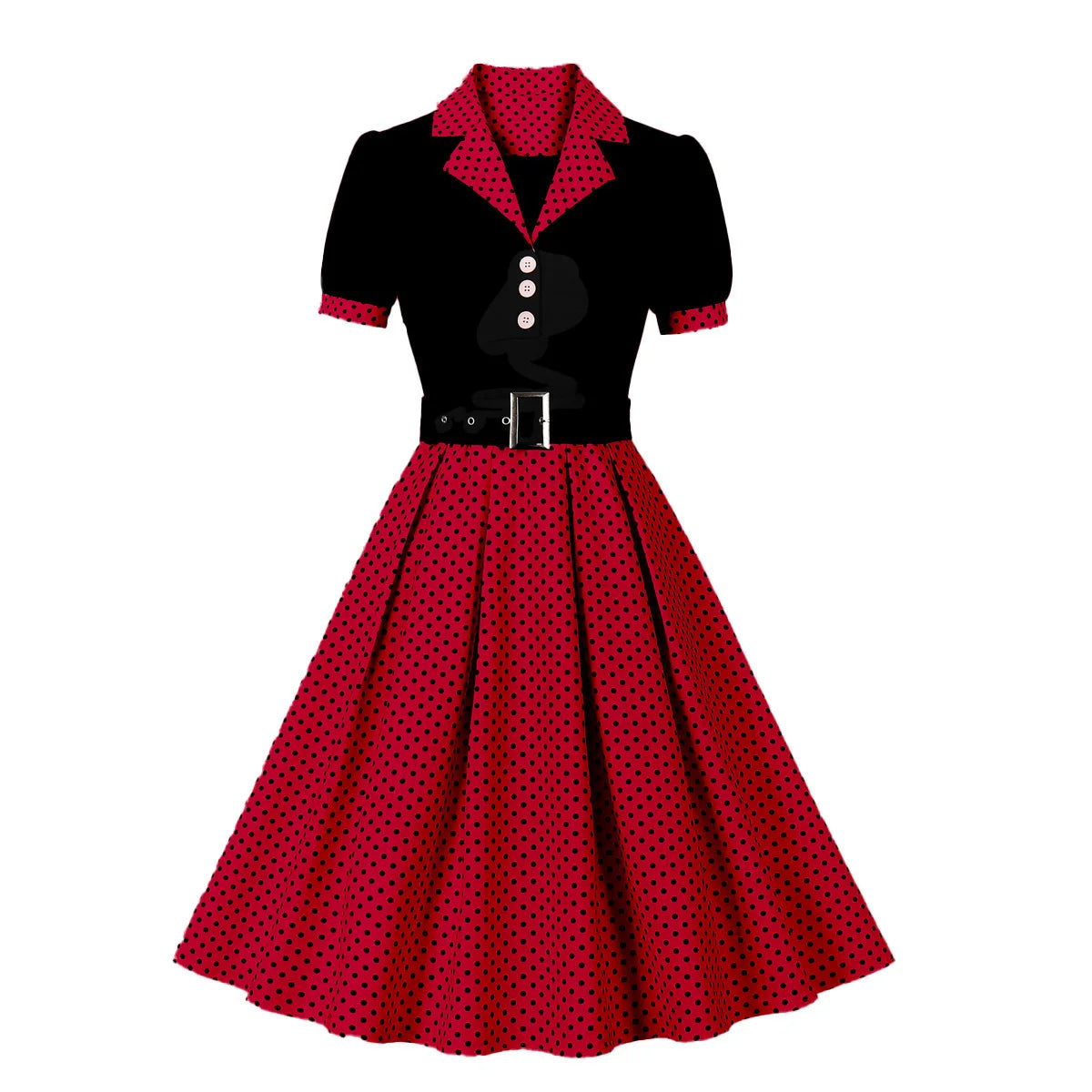 Plus Size Women Pin Up Casual Party Dress 2026 Summer Short Sleeve Retro Robe 60s 50s Vintage Rockabilly Swing Dress Vestidos