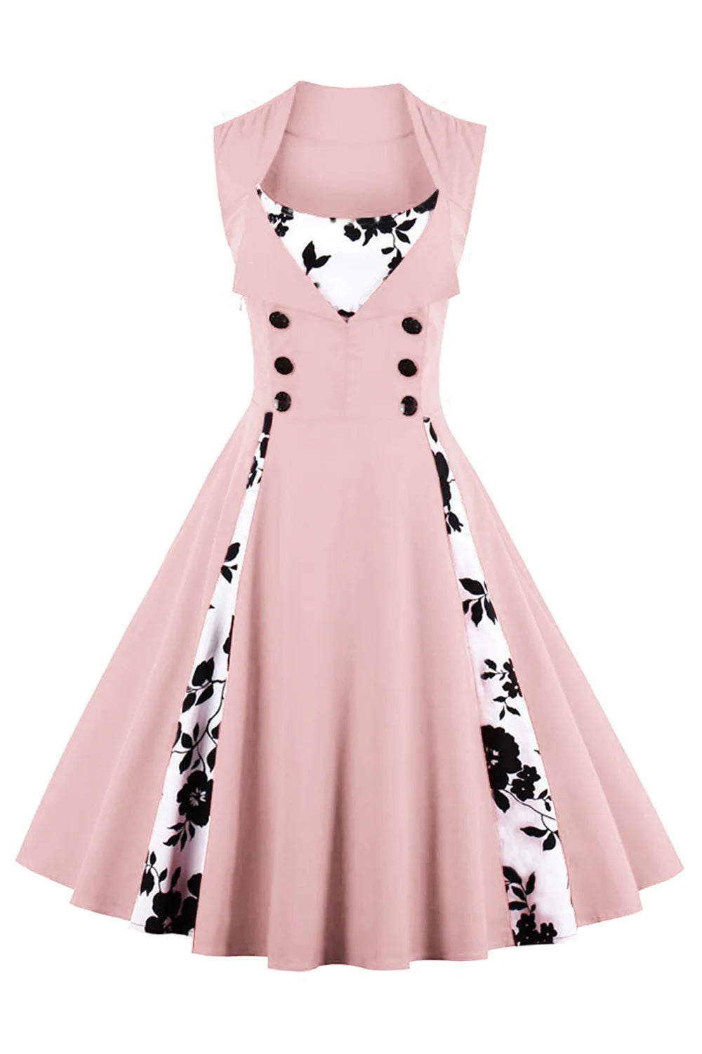 5XL Women Robe Retro Vintage Dress Rockabilly Patchwork Big Swing Pin Up Party Dresses Elegant Tunic Vestidos Casual