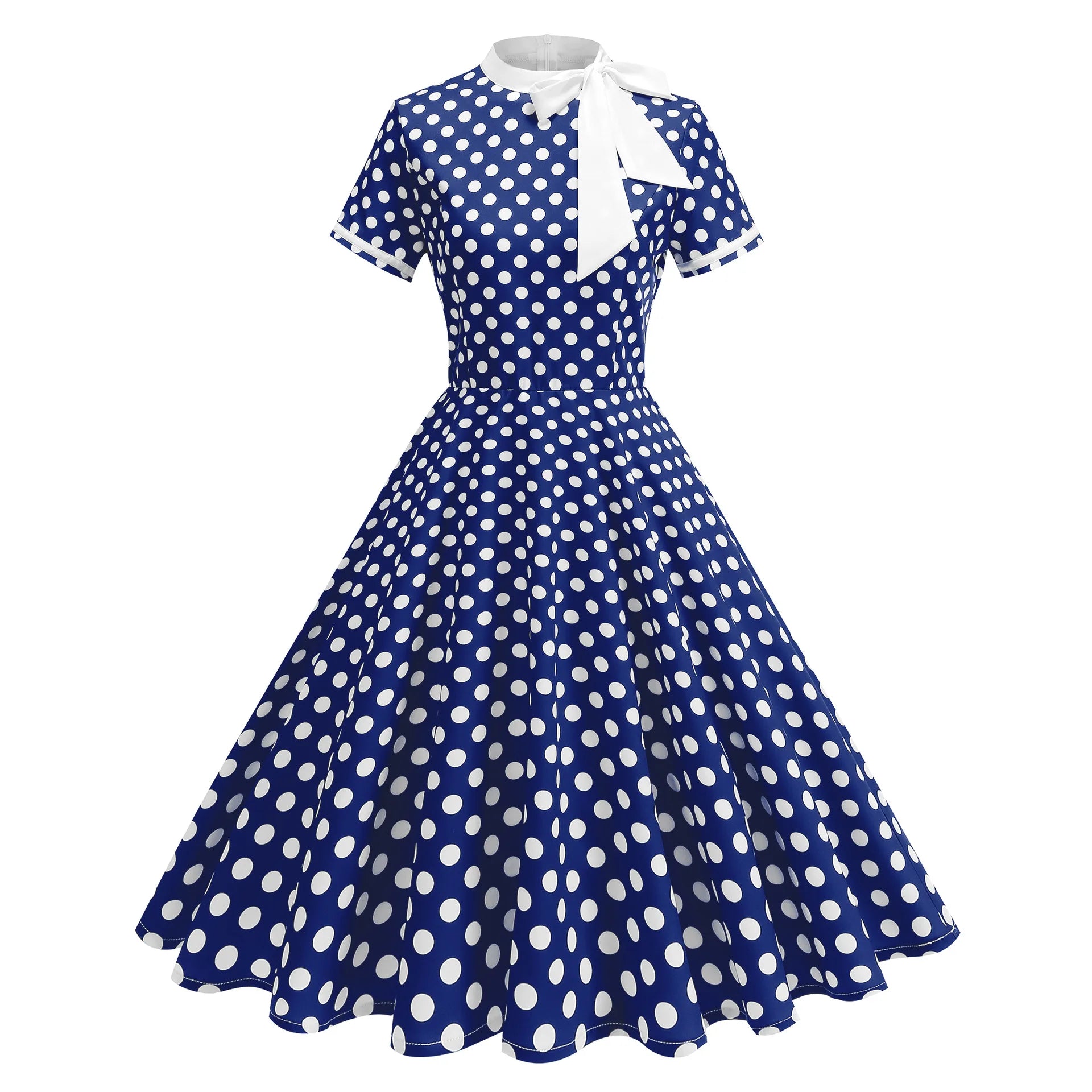 Women Summer Pin Up Casual Party Dress 2025 Short Sleeve Retro Robe 60s 50s Vintage Rockabilly 1960s 1950s Swing Dress Vestidos